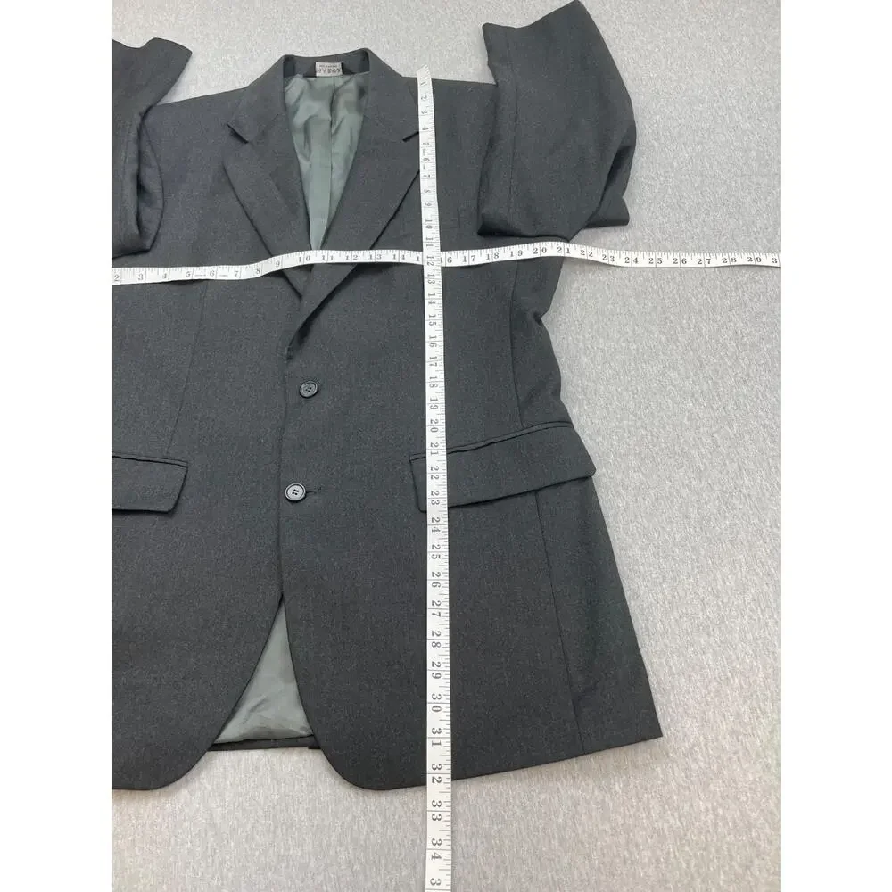 Jos A Bank Blazer Mens 40R Gray Wool Cashmere Blend 2-Button Single Breast Lined